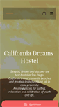 Mobile Screenshot of californiadreamshostel.com